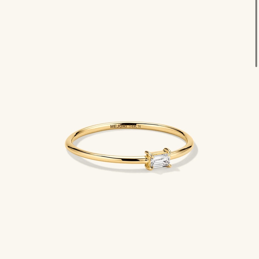 Mejuri Baguette Stacker Ring - Picture 5 of 5